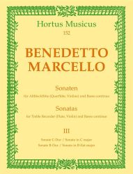 Benedetto Marcello Sonaten 3 C Bes Op.2