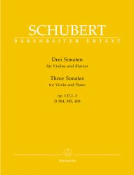 Telemann - Three Sonatas for Violin and Piano op.137