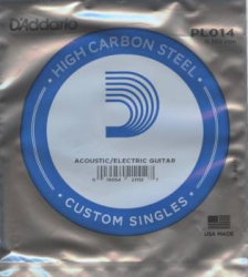 D'addario PL014 Carbon  Single String for electric /acoustic guitar