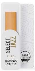 D'Addario Organic Select Jazz Filed Soprano Saxophone Single reed, Strength 3 Medium