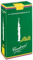 Vandoren Java reeds for soprano saxophone size 3.5 - box