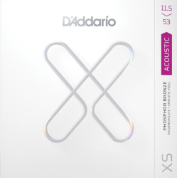 D’Addario 11.5-53 Custom Light Plus, XS Phosphor Bronze Coated Acoustic Guitar Strings