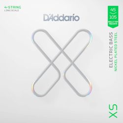 Daddario  45-105 Regular Light Top/Medium , струни за бас китара,  Long Scale, XS Nickel
