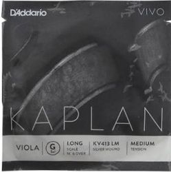 Kaplan Vivo  сол  ( G ) единична струна  KV413 LM за виола medium