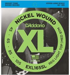 Daddario EXL165SL струни за бас китара nickel round wound 045 - 105