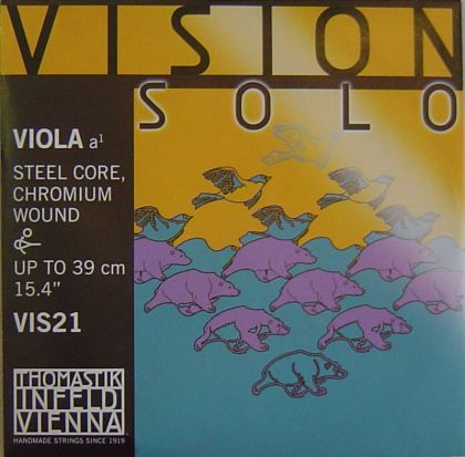 Vision Solo Synthetic core Chromium Wound единична струна за виола - A