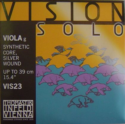 Vision Solo Synthetic core Silver Wound единична струна за виола - G