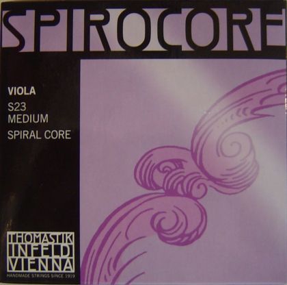 Thomastik Spirocore spiral core chrome wound струни за виола - комплект