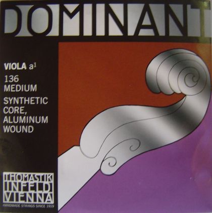 Thomastik Dominant Synthetik core Aluminium wound единична струна за виола - А