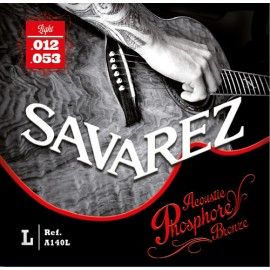 струни Savarez A140L 12-53 за акустична китара phosphore bronze