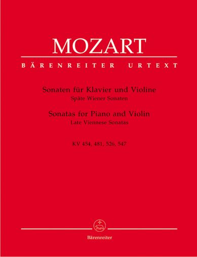 Mozart - Sonatas for piano and violin   KV  454,481,526,547