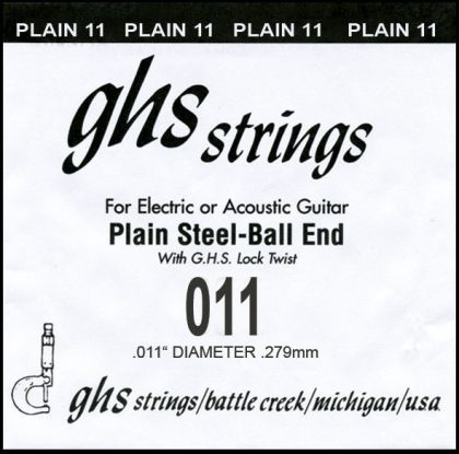 GHS string for acoustic/electric guitar - 0.11"