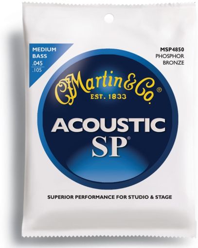 Martin  SP - MSP4850 Phosphor bronze strings fo acoustic bass  045-105