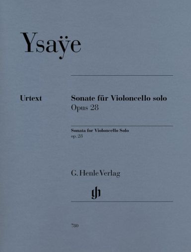 Ysaye - Sonata op.28 for Violoncello  solo
