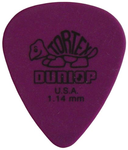 Dunlop Tortex standard перце лилаво - размер 1.14