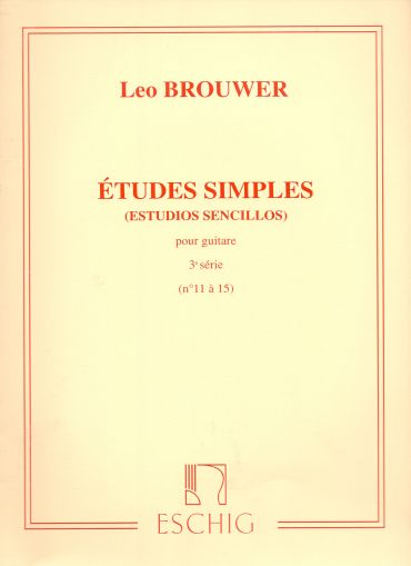 Leo Brouwer - Etudes simples volume 3