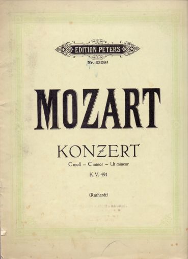 Mozart - Concerto for piano №24 in c minor-piano reduction KV 491