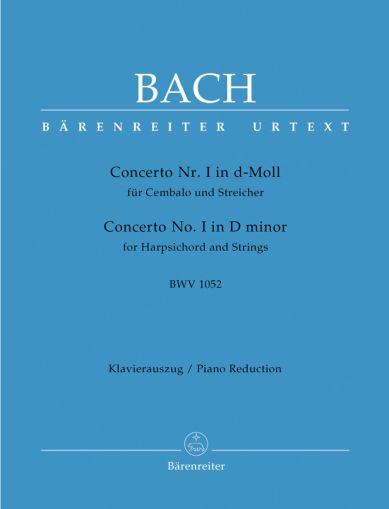 Bach - Concerto for Harpsichord and strings No.1 in D minor BWV1052 