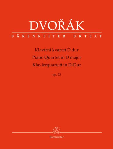 Дворжак - Клавирен квартет оп.23 в ре мажор  за цигулка,виола,чело и пиано