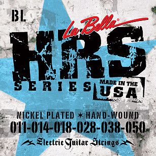 La Bella HRS-BL Blues Light for electric guitar strings Nickle plated 011/050