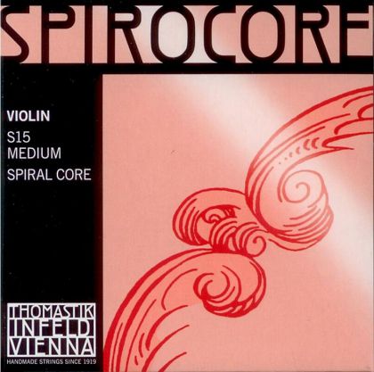 Thomastik Spirocore Violin string Spiral core set