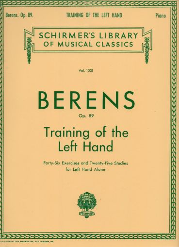 Беренс - Уражнения за пиано за лява ръка оп.89