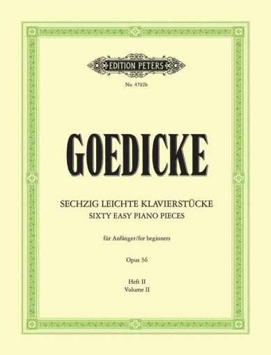 Goedicke - Sixty easy piano pieces op.36 volume II
