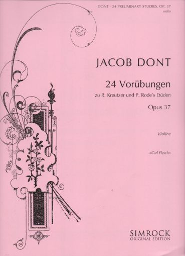 Донт - 24 Упражнения за цигулка op.37