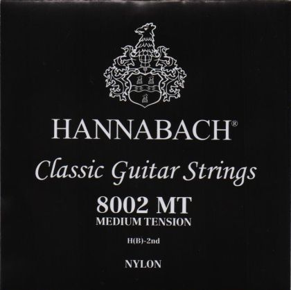 Hannabach 8002 МT medium tension H 2nd string for classical guitar