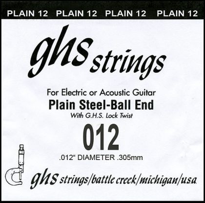 GHS струна  за акустична/ел.китара -0.12"