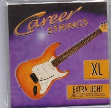 Career strings for electric guitar Extra Light 008-038