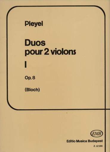Плейел - Шест малки дуети Оп.8 за две цигулки