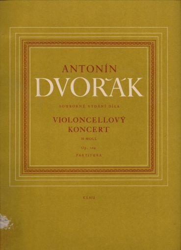 Dvorak - Concertо op.104 for Violoncello  in B minor full score