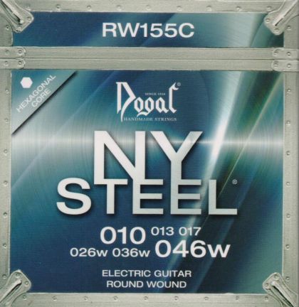 Dogal  RW155C NY steel  strings for electric guitar guitar  010-046