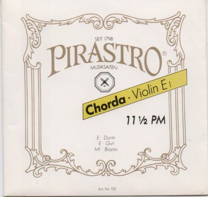 Pirastro Chorda струна за цигулка E 11 1/2 plain gut