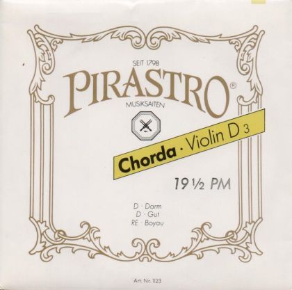Pirastro Chorda струна за цигулка D 19 1/2 plain gut