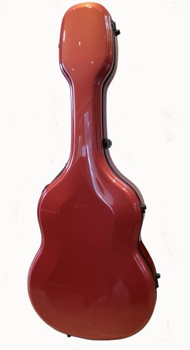 Colorful 39" Fiberglass Guitar Case CCG-F10 red