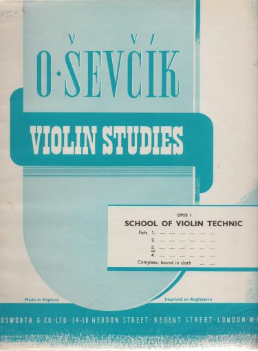 Шевчик - Начална школа упражнения за цигулка оп.1 част 3