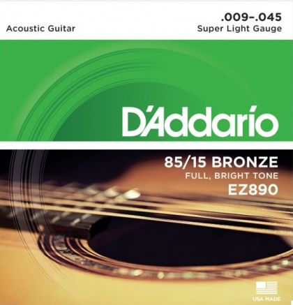 D'addario strings for acoustic guitar EZ890