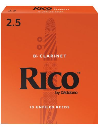 Rico платъци за кларинет размер 2 1/2 - кутия