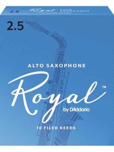 Rico Royal Alto sax reeds 2 1/2 size - box