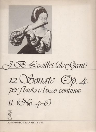 Loeillet  - Three Sonatas op. 4  for flute and basso continuo