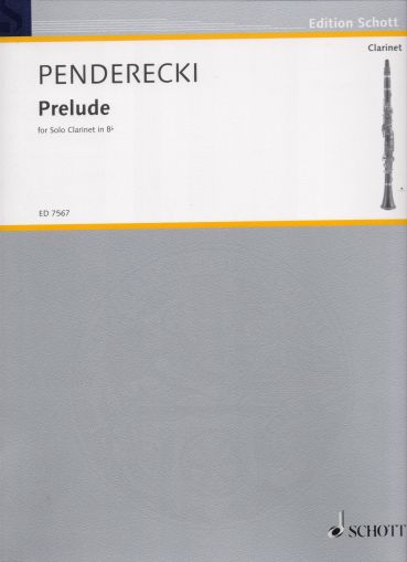 Penderecki - Prelude for solo clarinet in Bb 