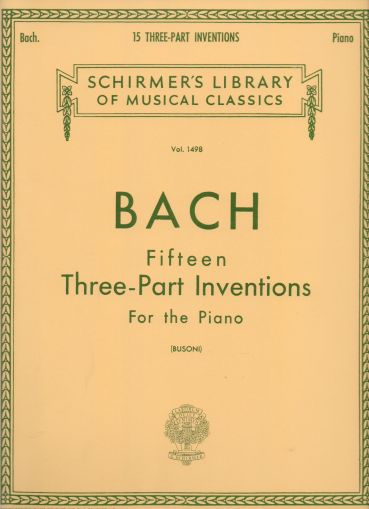 Bach -  Three - part inventions for the piano