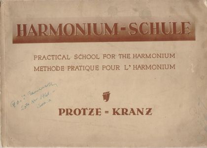 Practical school for the harmonium