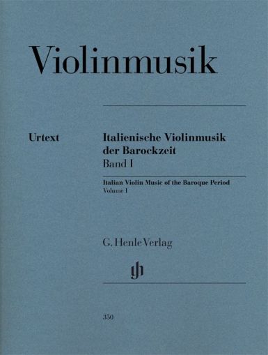Italian Violin Music  of the Baroque Period volume I