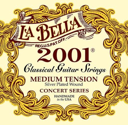 La Bella 2001 струни за класическа китара - Medium tension