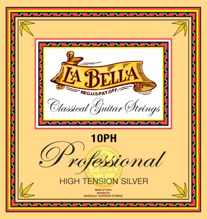 La Bella 10PH Professional Classic guitar strings - high tension