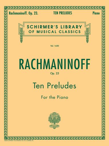 Rachnaninoff - Ten preludes op.23 for piano