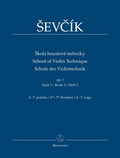 Sevcik - School of violin technique op.1 part 1